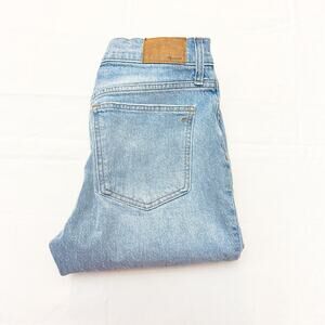 Madewell The Perfect Vintage Straight Leg Zip Fly Denim Jeans Light Wash Size 27